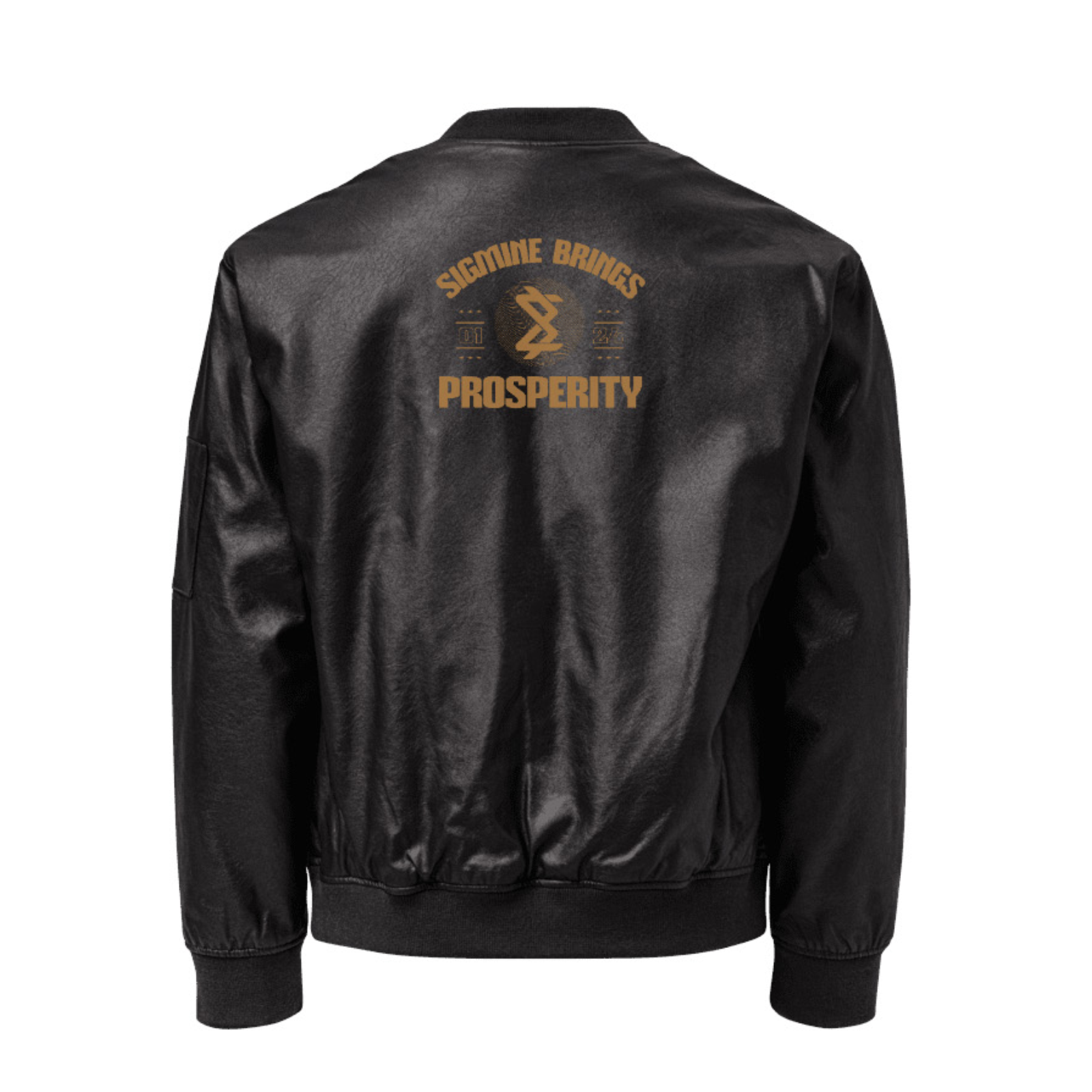 Chaqueta Bomber de Piel Vegana Sigmine